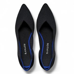 Rothy’s The Point II Flats in Black | NWOT Size 9.5